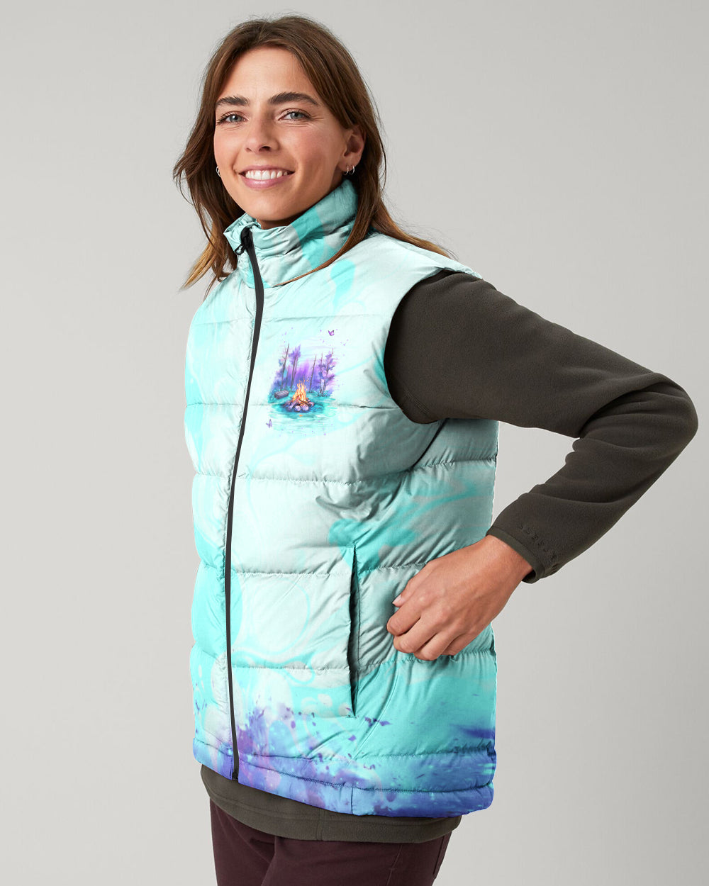 BLISSCORNERS MAKING MEMORIES ONE CAMPFIRE AT A TIME PUFFER JACKET