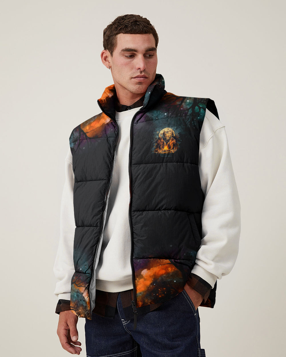 BLISSCORNERS MAKING MEMORIES ONE CAMPFIRE AT A TIME BIGFOOT PUFFER JACKET