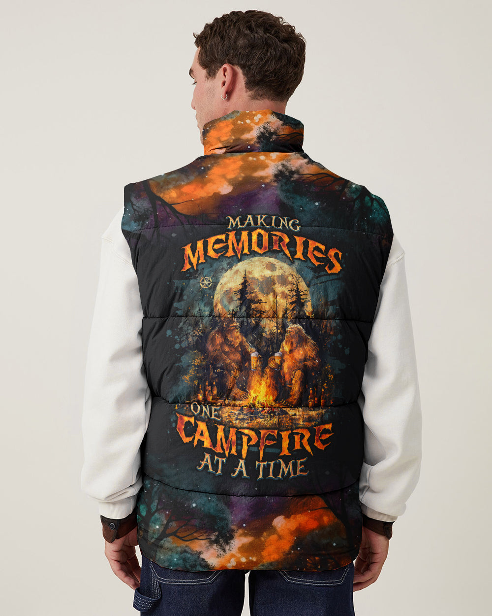 BLISSCORNERS MAKING MEMORIES ONE CAMPFIRE AT A TIME BIGFOOT PUFFER JACKET