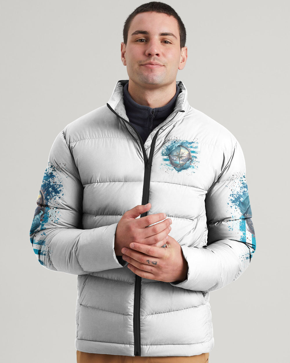BLISSCORNERS NOT ALL WHO WANDER ARE LOST PUFFER JACKET