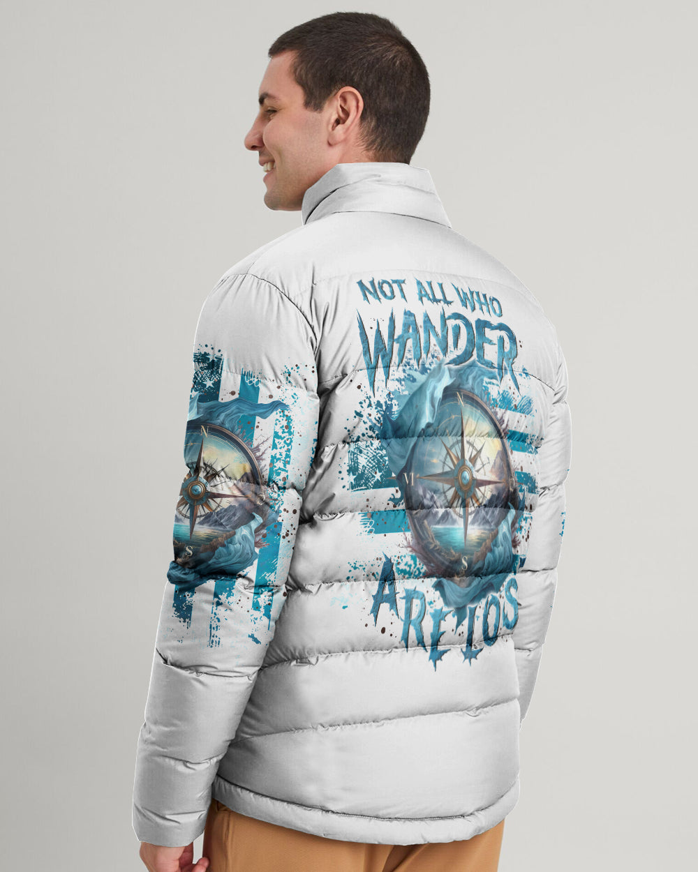BLISSCORNERS NOT ALL WHO WANDER ARE LOST PUFFER JACKET