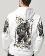 BLISSCORNERS AND INTO THE FOREST I GO BIGFOOT ALL OVER PRINT