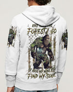 BLISSCORNERS AND INTO THE FOREST I GO BIGFOOT ALL OVER PRINT