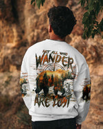 BLISSCORNERS NOT ALL WHO WANDER ARE LOST BEAR HUNTING ALL OVER PRINT