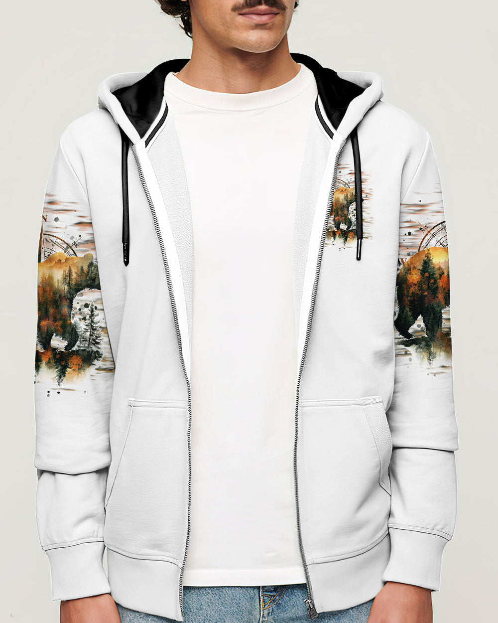 BLISSCORNERS NOT ALL WHO WANDER ARE LOST BEAR HUNTING ALL OVER PRINT