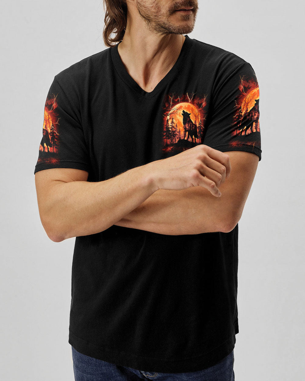 BLISSCORNERS AND INTO THE FOREST I GO WOLF ALL OVER PRINT