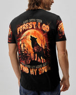 BLISSCORNERS AND INTO THE FOREST I GO WOLF ALL OVER PRINT