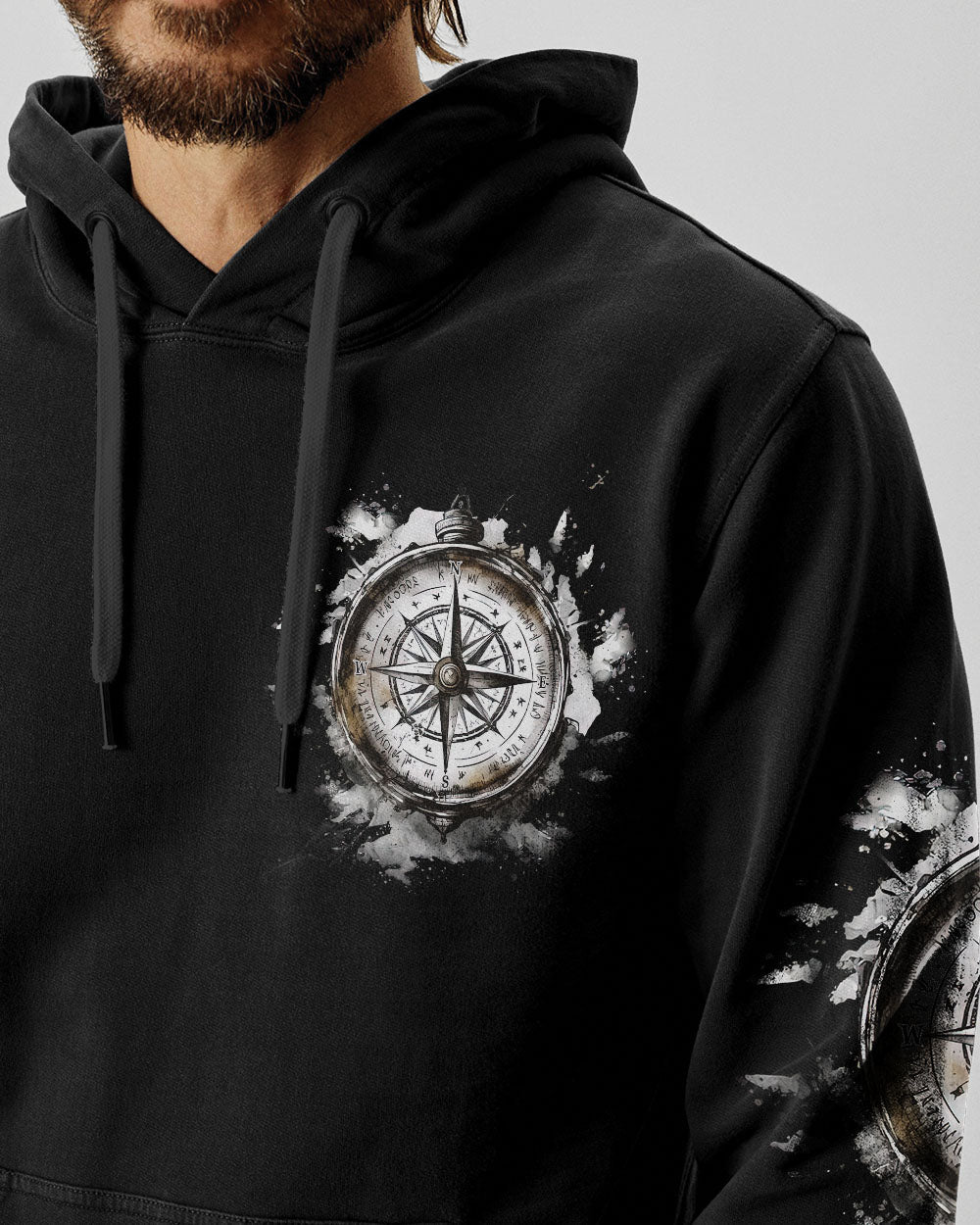 BLISSCORNERS NOT ALL WHO WANDER ARE LOST COMPASS ALL OVER PRINT