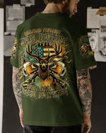 BLISSCORNERS WEEKEND FORECAST DEER HUNTING WITH A CHANCE OF BEER DRINKING ALL OVER PRINT