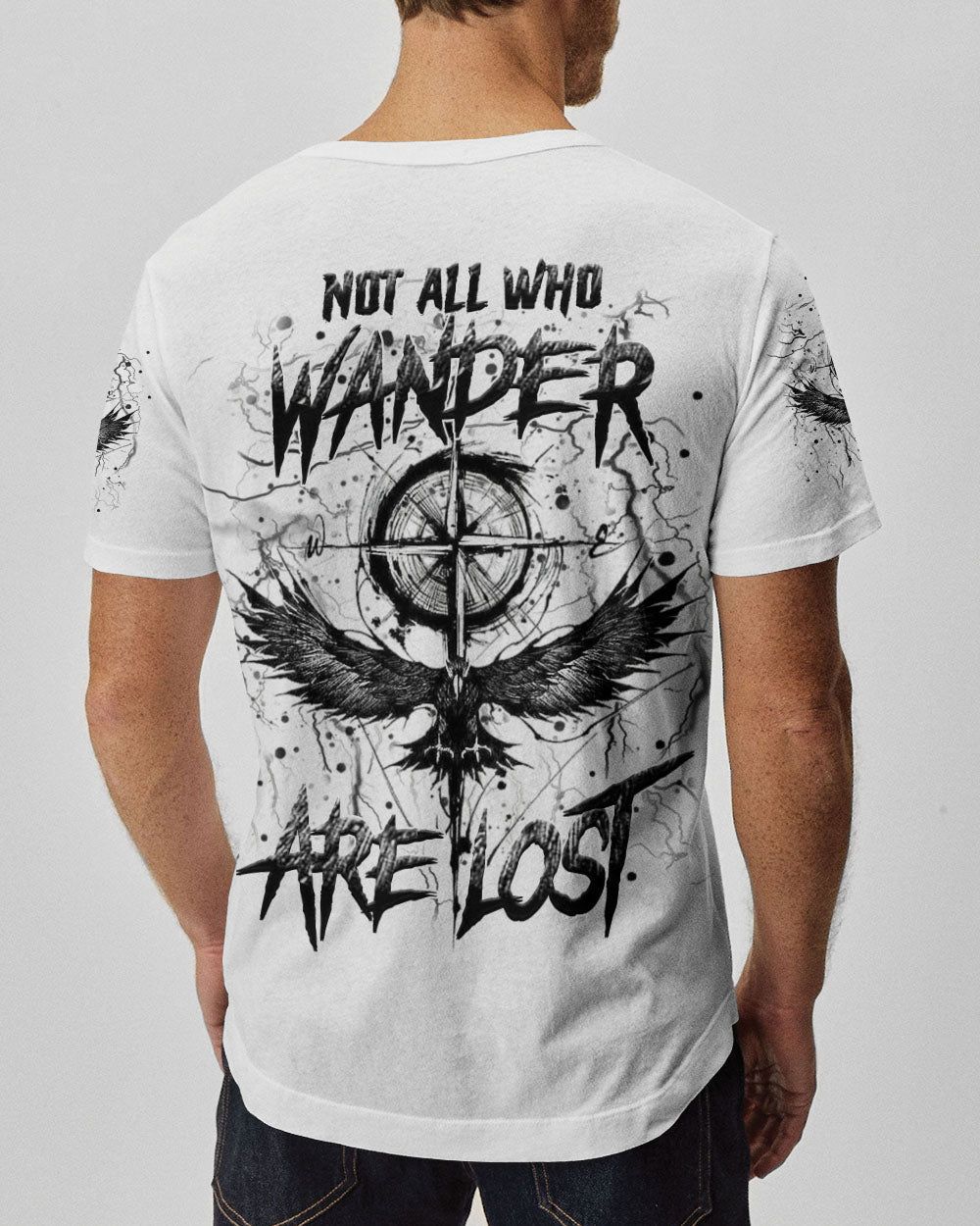 BLISSCORNERS NOT ALL WHO WANDER ARE LOST ALL OVER PRINT