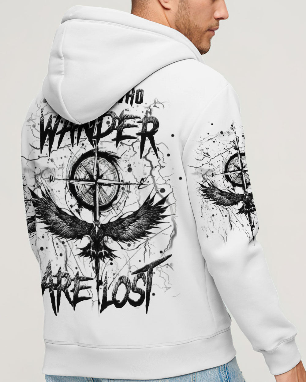 BLISSCORNERS NOT ALL WHO WANDER ARE LOST ALL OVER PRINT