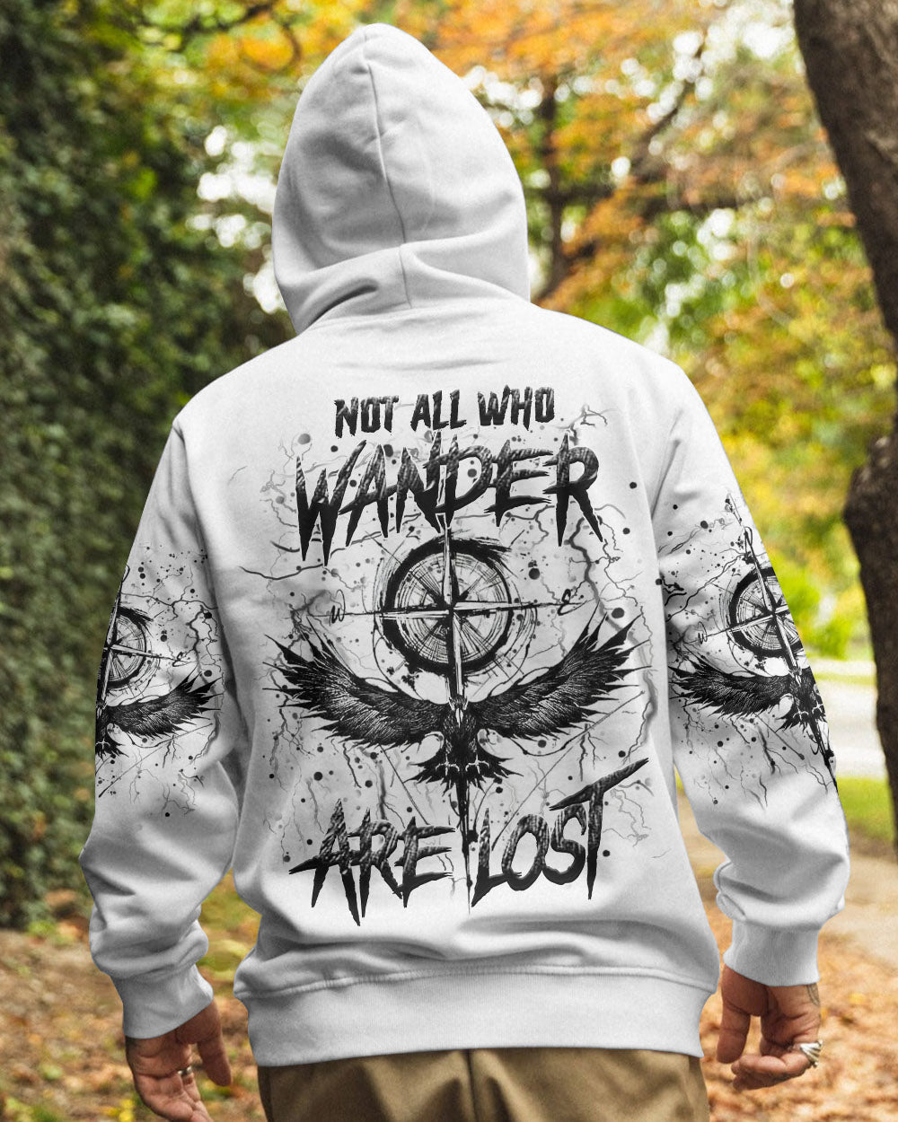 BLISSCORNERS NOT ALL WHO WANDER ARE LOST ALL OVER PRINT