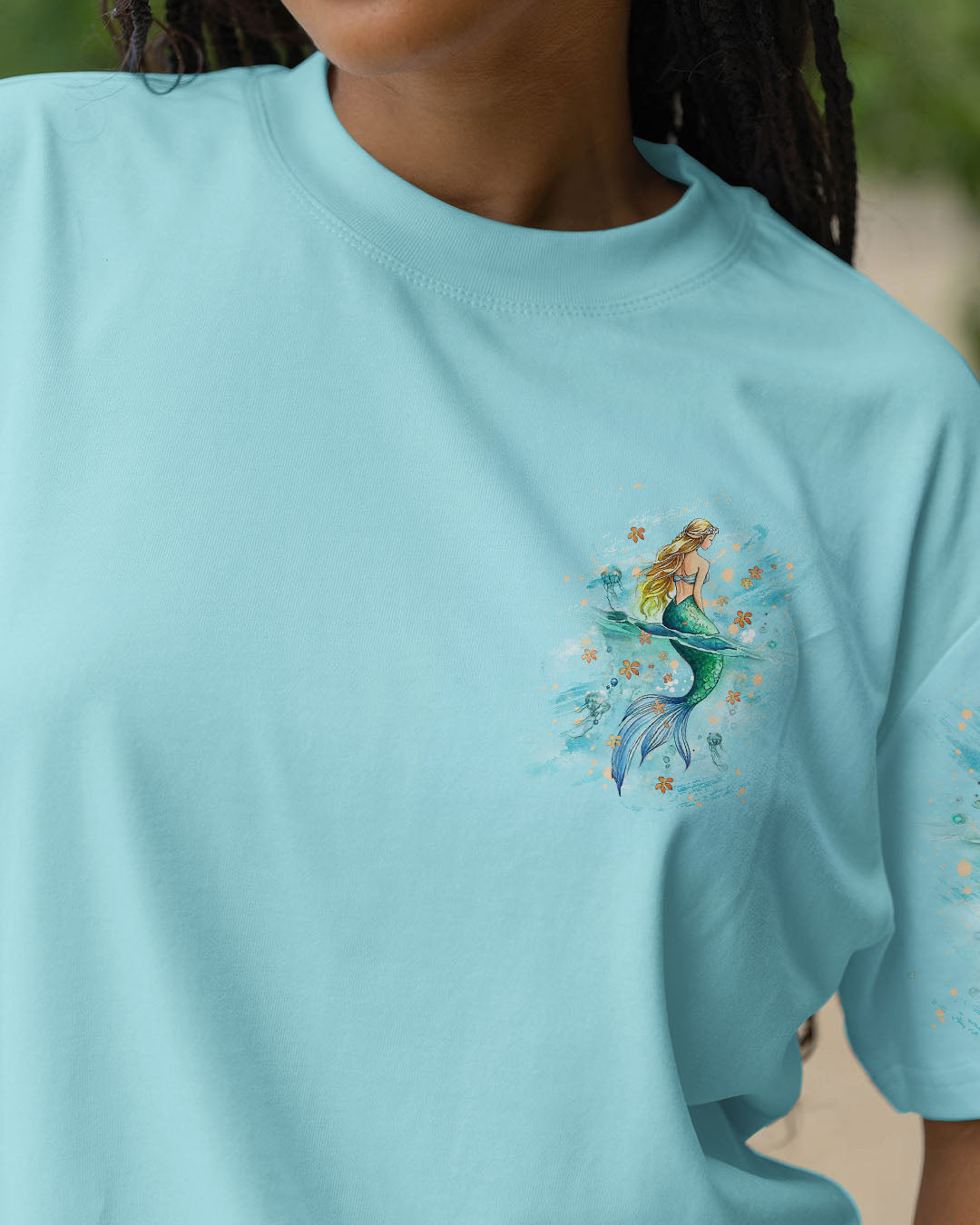 BLISSCORNERS SHE IS A MERMAID ALL OVER PRINT