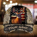 Blisscorners Deer Hunting Personalized 3D Hat