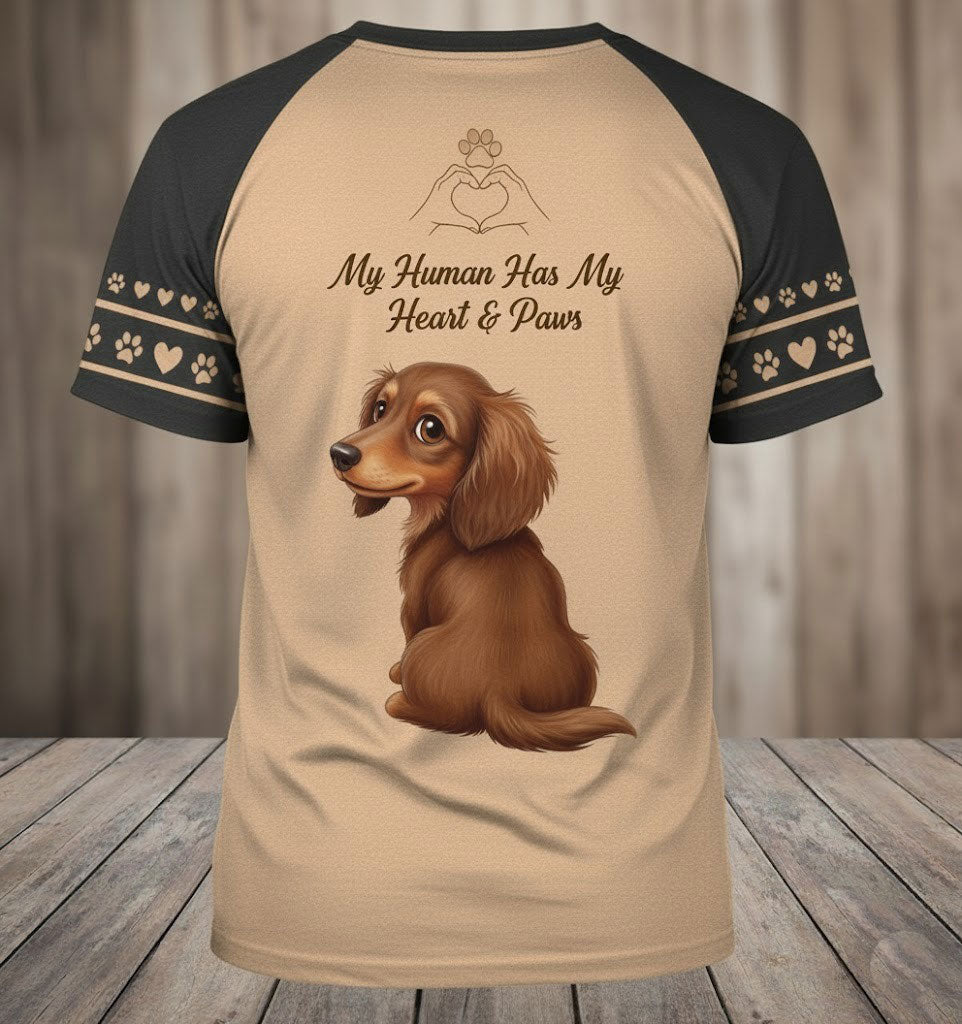Blisscorners Custom Name Dachshund T-Shirt - "My Dachshund Isn't Just a Dog" Quote