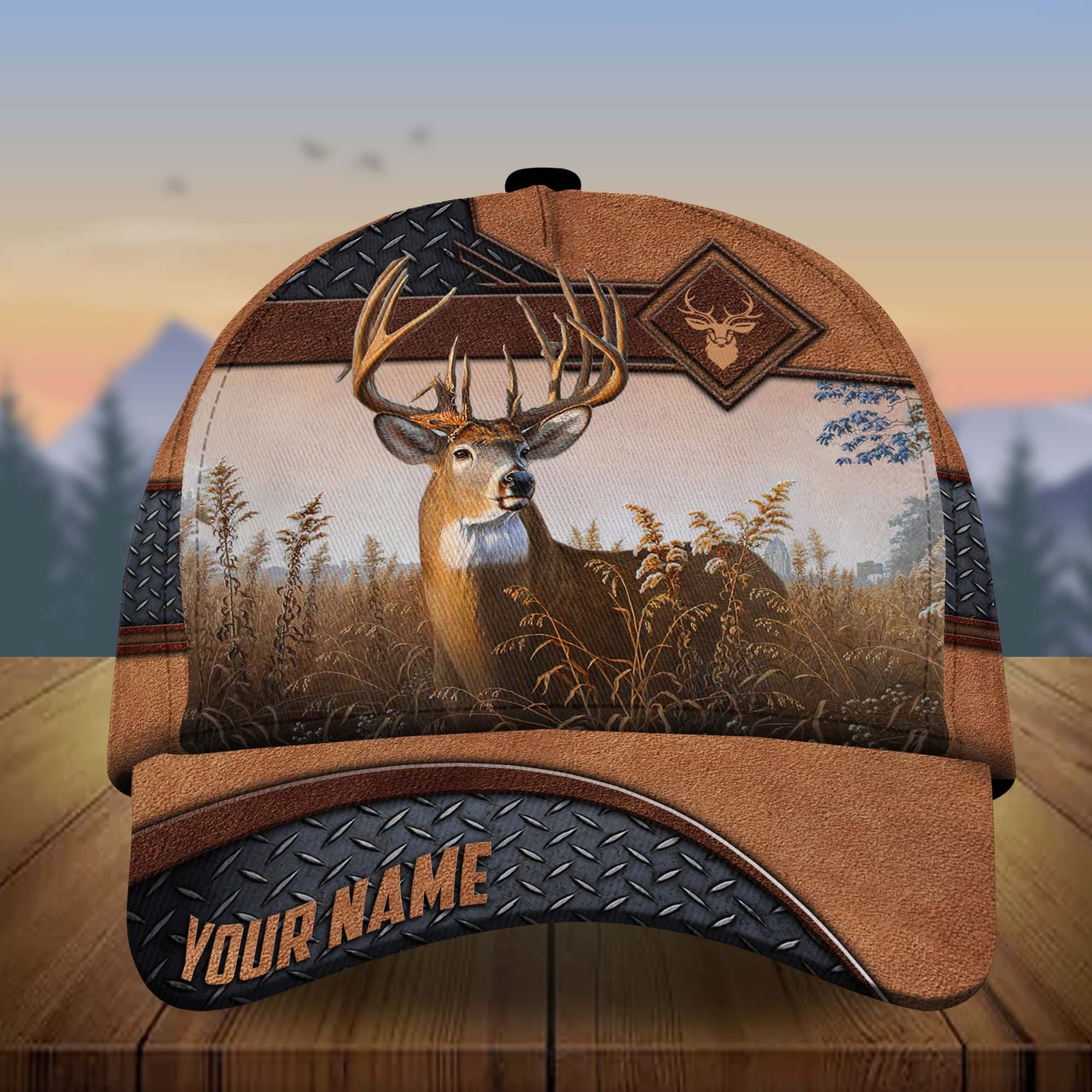 Blisscorners Deer Hunting 3D Printed Personalized Hat