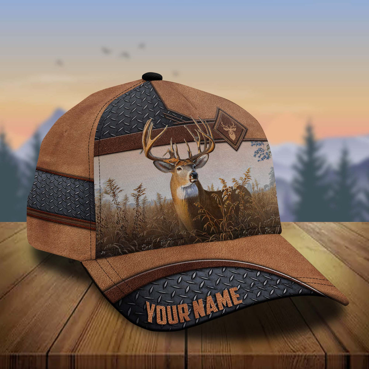 Blisscorners Deer Hunting 3D Printed Personalized Hat
