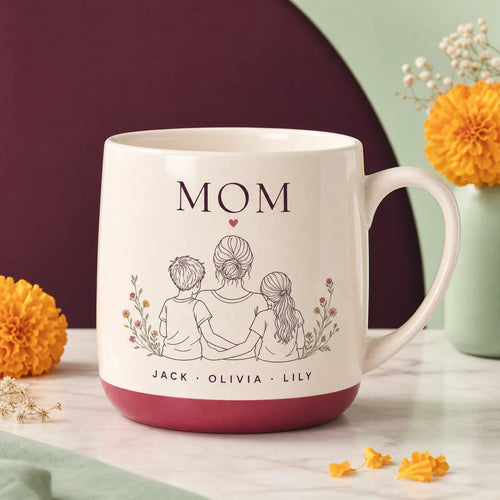 Mom's Garden Personalized Family Mug