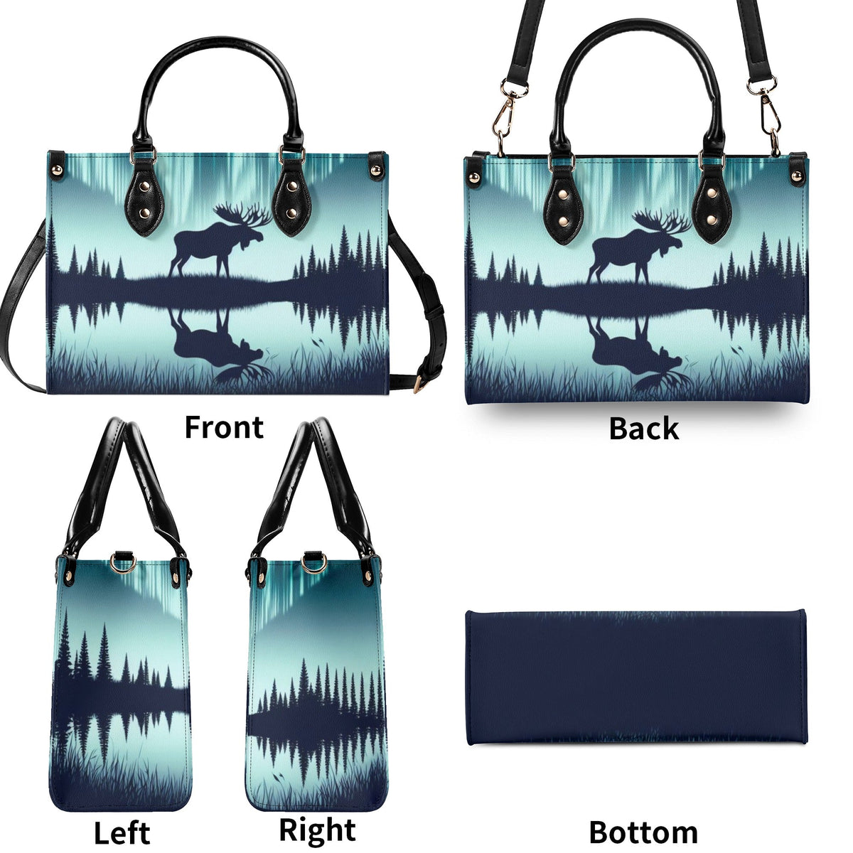 BLISSCORNERS DEER NATURE LEATHER HANDBAG