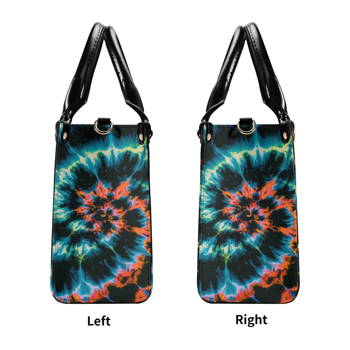 BLISSCORNERS DON'T TRY TO FIGURE ME OUT SKULL SUNFLOWER LEATHER HANDBAG