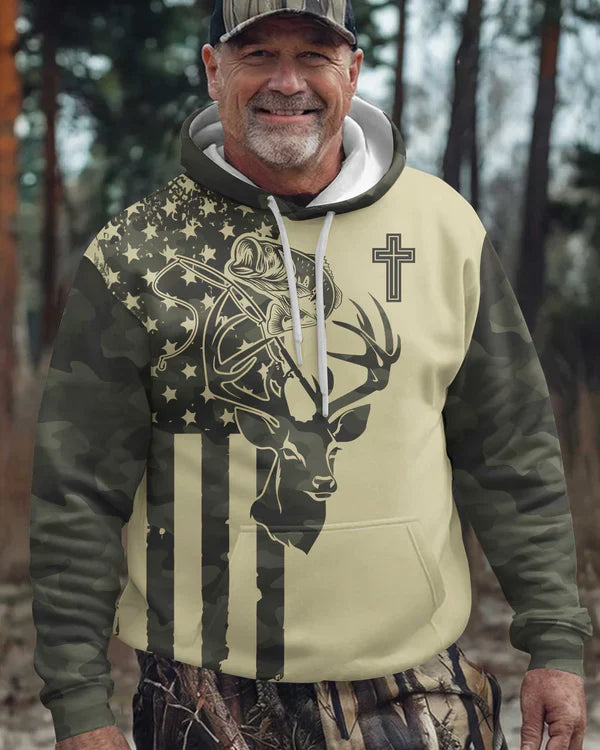 Blisscorners Hunting & Fishing Therapy Hoodie, Perssonalized Hunting 3D Shirt