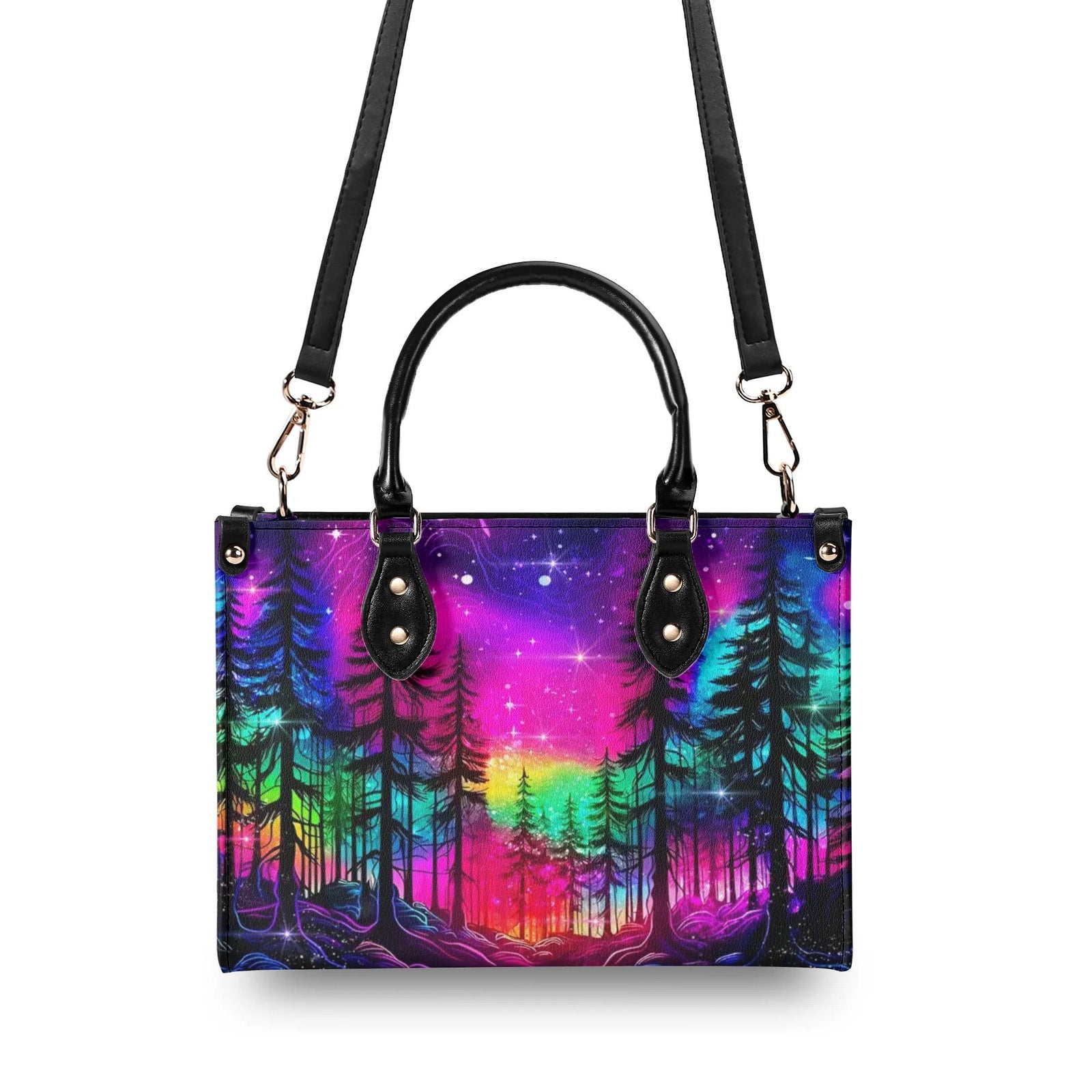 BLISSCORNERS NOT ALL WHO WANDER ARE LOST LEATHER HANDBAG