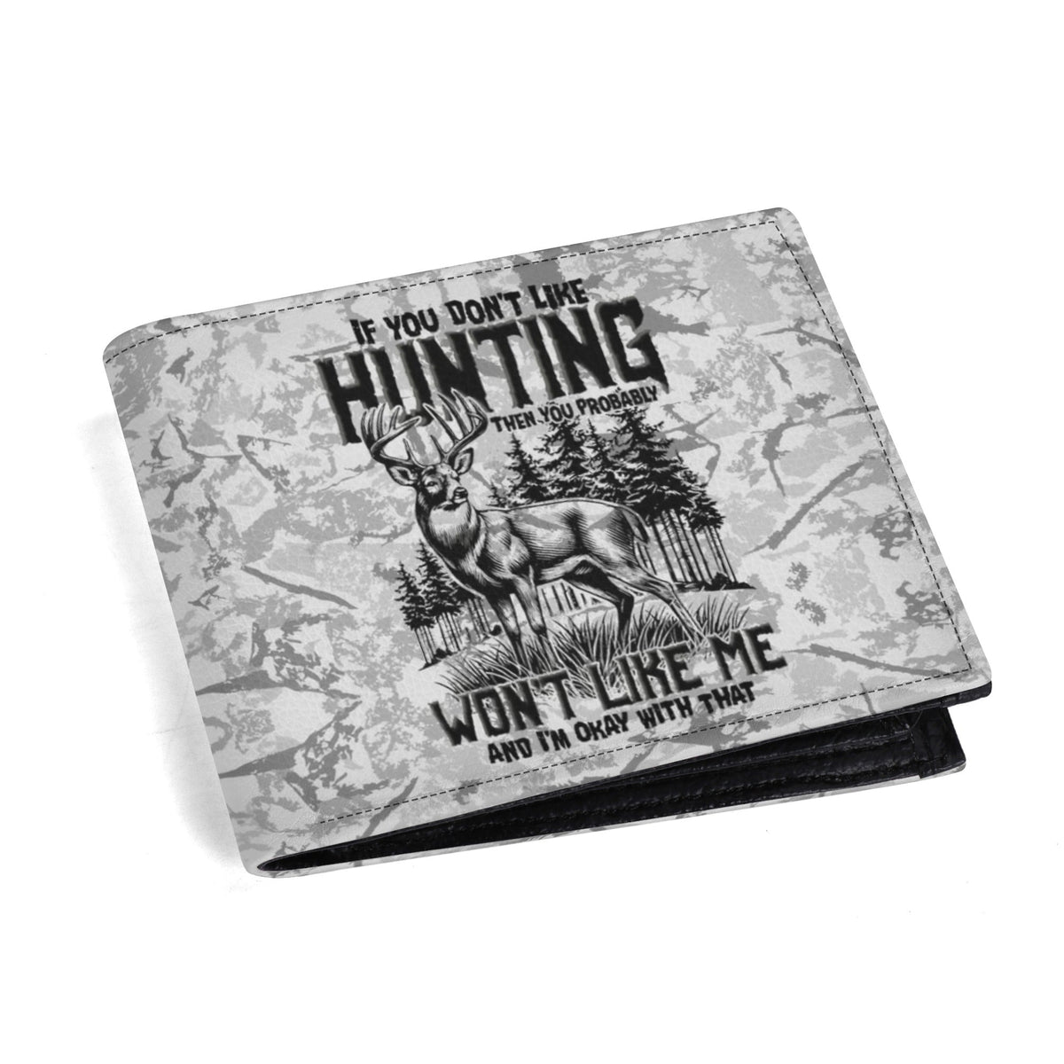 BLISSCORNERS IF YOU DON'T LIKE HUNTING LEATHER WALLET