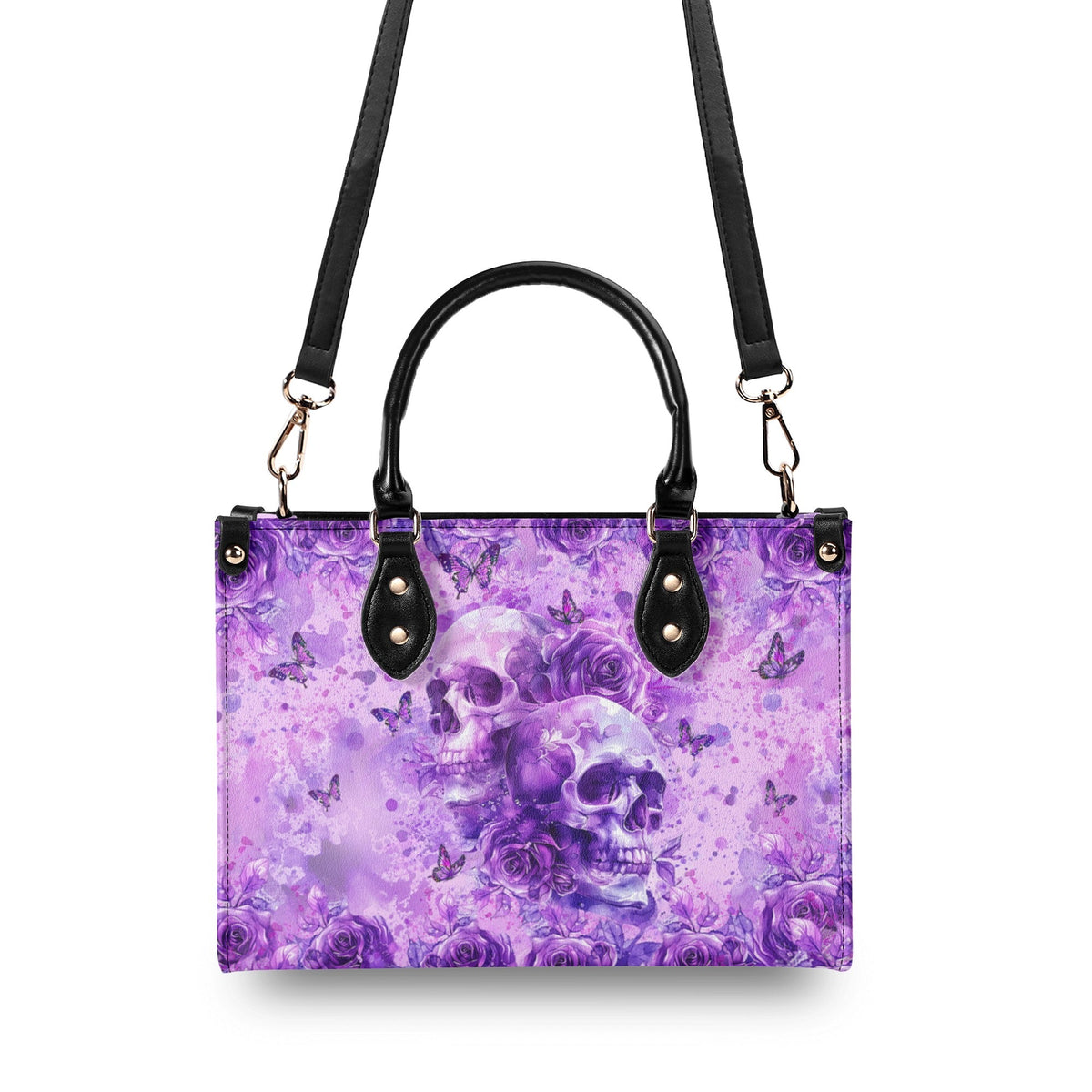 BLISSCORNERS DON'T TRY TO FIGURE ME OUT LEATHER HANDBAG
