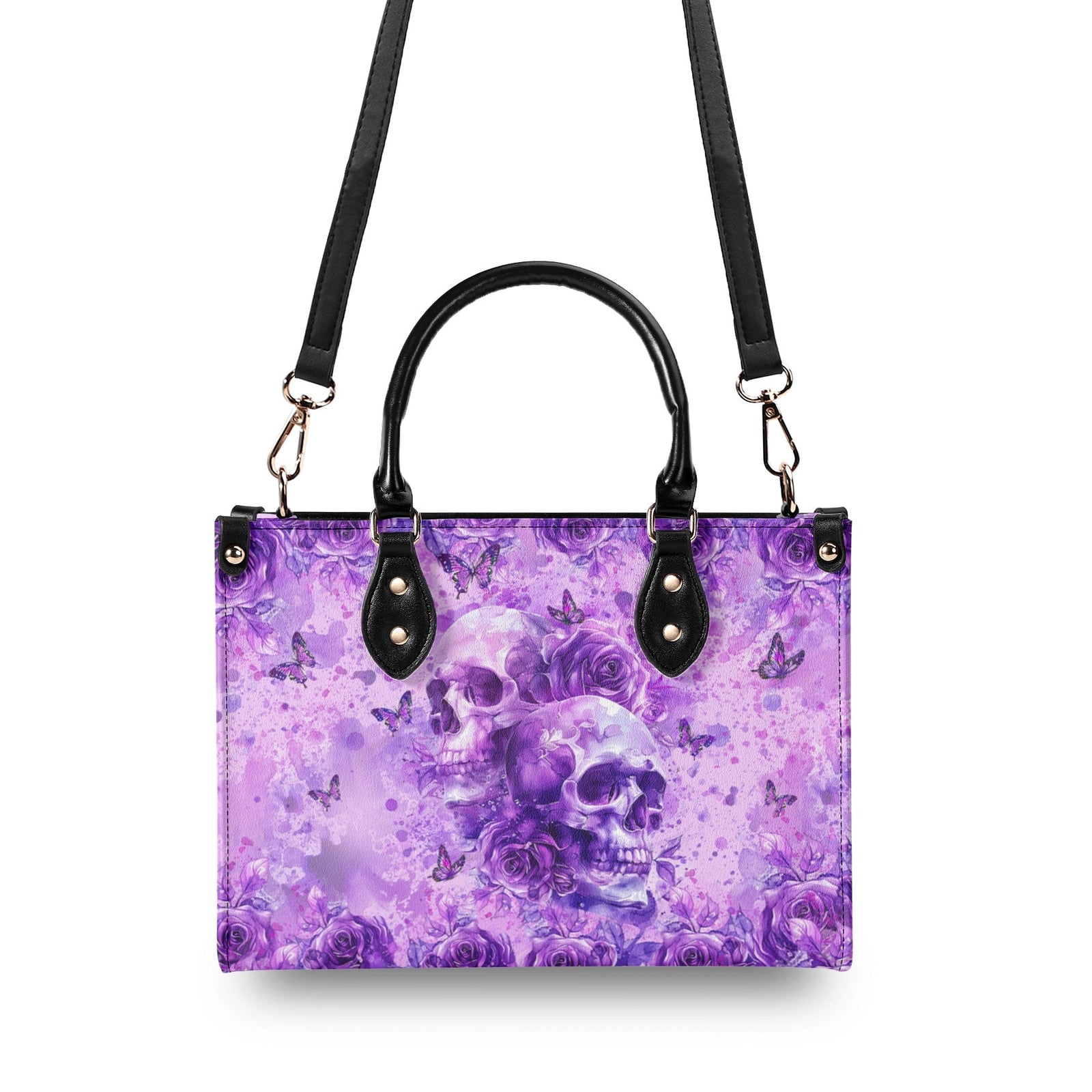 BLISSCORNERS DON'T TRY TO FIGURE ME OUT LEATHER HANDBAG