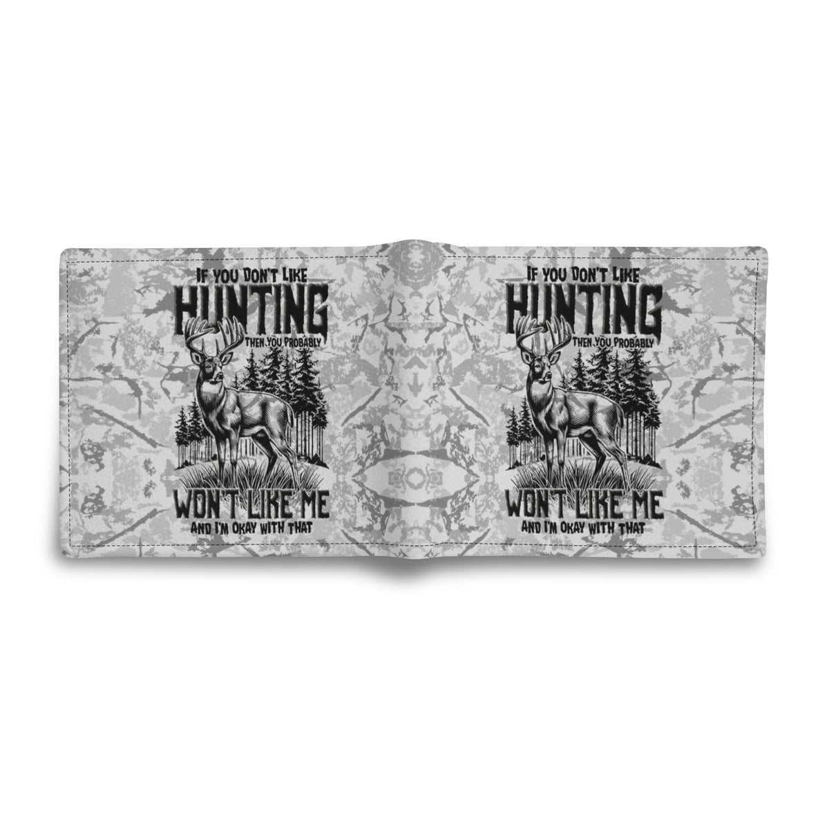 BLISSCORNERS IF YOU DON'T LIKE HUNTING LEATHER WALLET