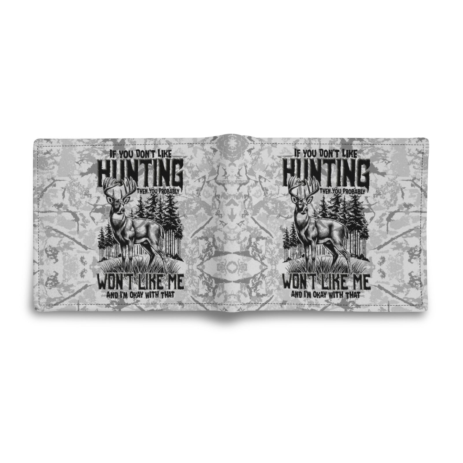 BLISSCORNERS IF YOU DON'T LIKE HUNTING LEATHER WALLET