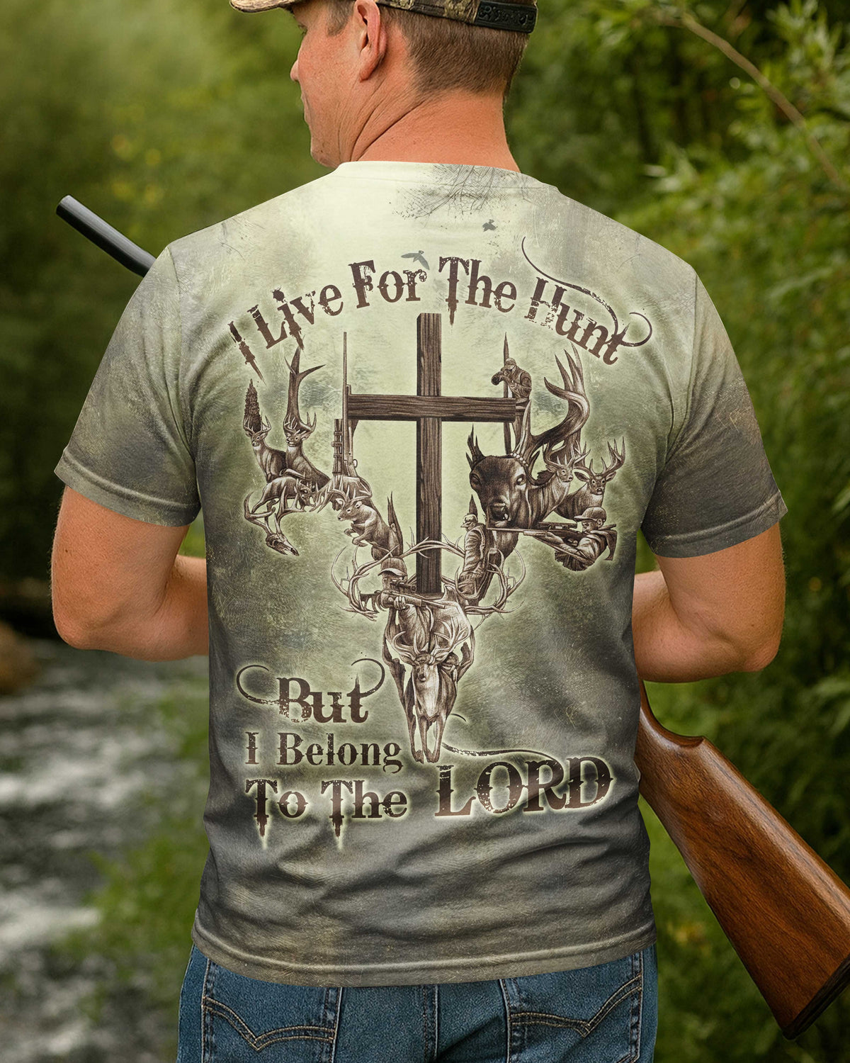 Blisscorners I Live For The Hunt Shirt, Personalized Hunting 3D Shirt