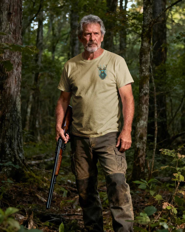 Blisscorners Through The Trials Of The Hunt I Find Strength In His Grace Shirt, Personalized Hunting 3D Shirt