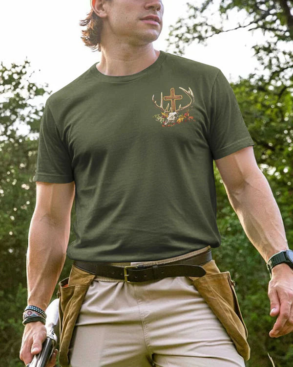 Blisscorners Hell Can't Take This Hunter Shirt, Personalized Hunting 3D Shirt - Green