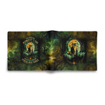 BLISSCORNERS AND INTO THE FOREST I GO BIGFOOT LEATHER WALLET