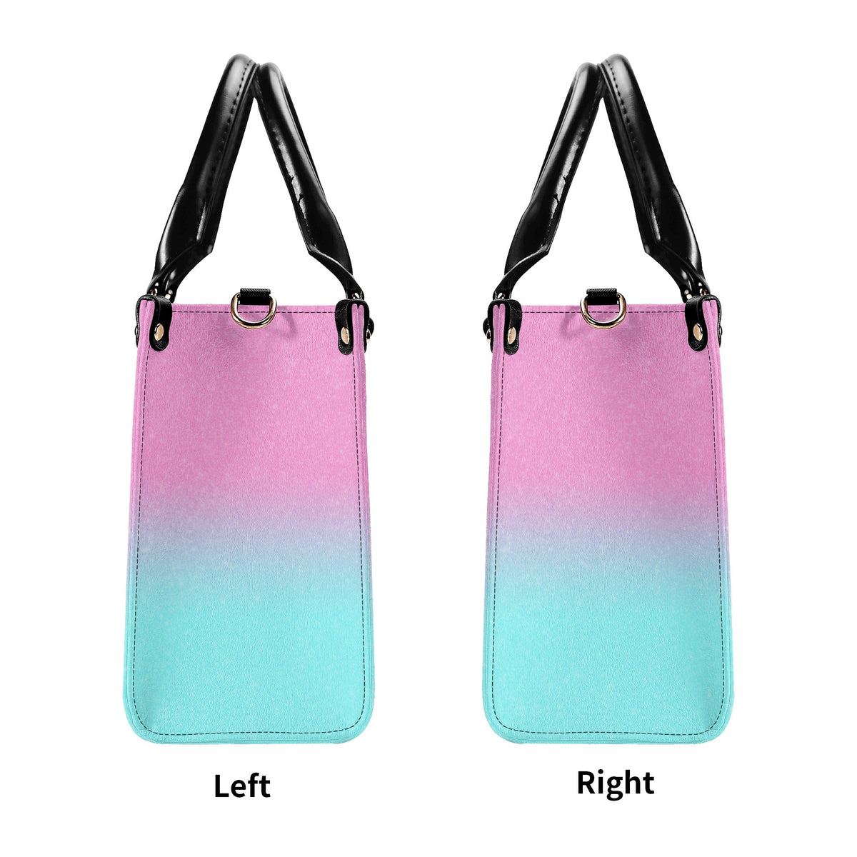 BLISSCORNERS RESTING BEACH FACE FLAMINGO LEATHER HANDBAG