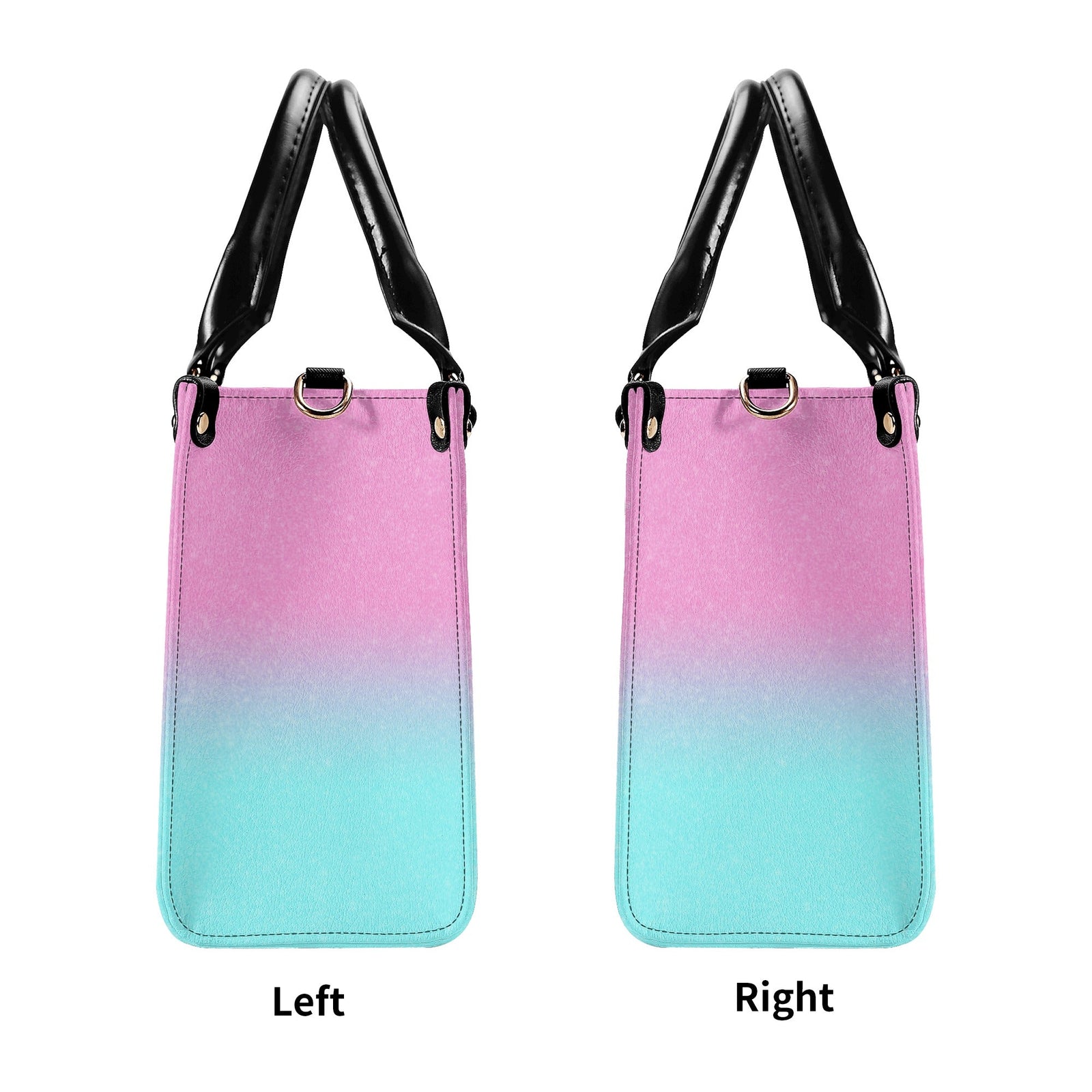 BLISSCORNERS RESTING BEACH FACE FLAMINGO LEATHER HANDBAG