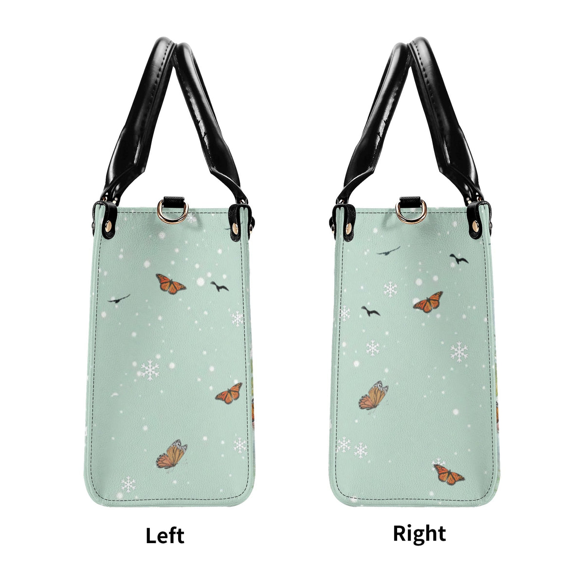 BLISSCORNERS MAKING MEMORIES ONE CAMPFIRE CHRISTMAS LEATHER HANDBAG