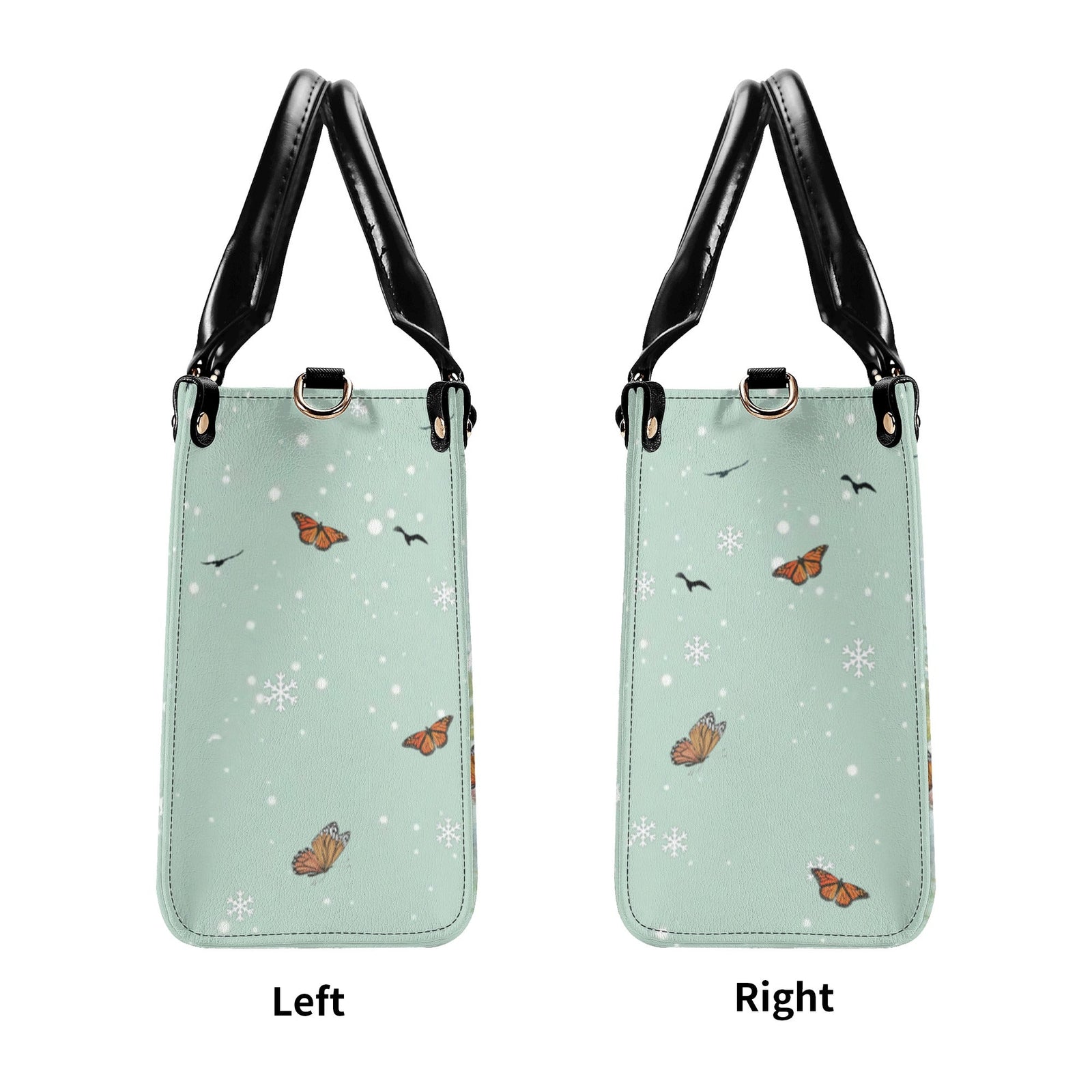 BLISSCORNERS MAKING MEMORIES ONE CAMPFIRE CHRISTMAS LEATHER HANDBAG