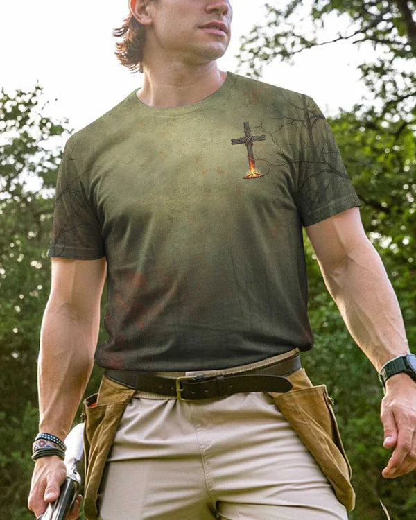Blisscorners I Hunt With Steel In My Hand Shirt, Personalized Hunting 3D Shirt