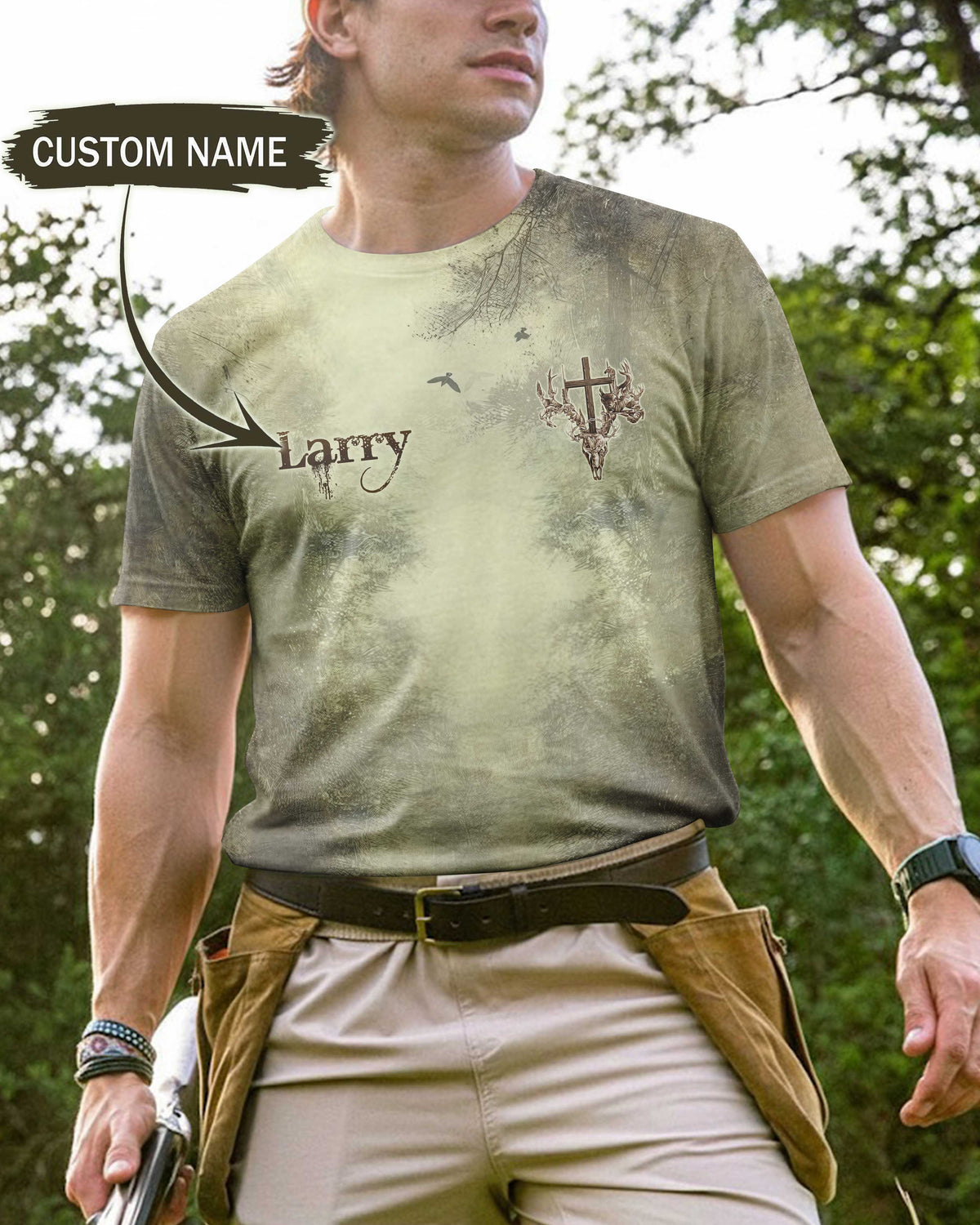 Blisscorners I Live For The Hunt Shirt, Personalized Hunting 3D Shirt