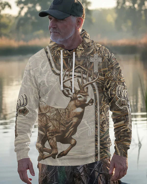 Blisscorners Blessed With Hunting Therapy From God Shirt, Personalized Hunting 3D Shirt