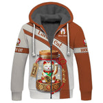 Blisscorners 3D Full Print Lucky Cat T-Shirt Personalized Name Gift For Cat Lovers