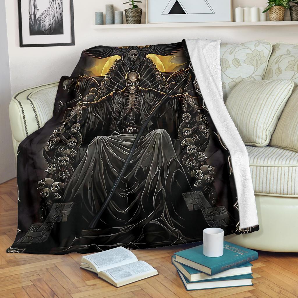 BLISSCORNERS SKL BLACK BLANKET