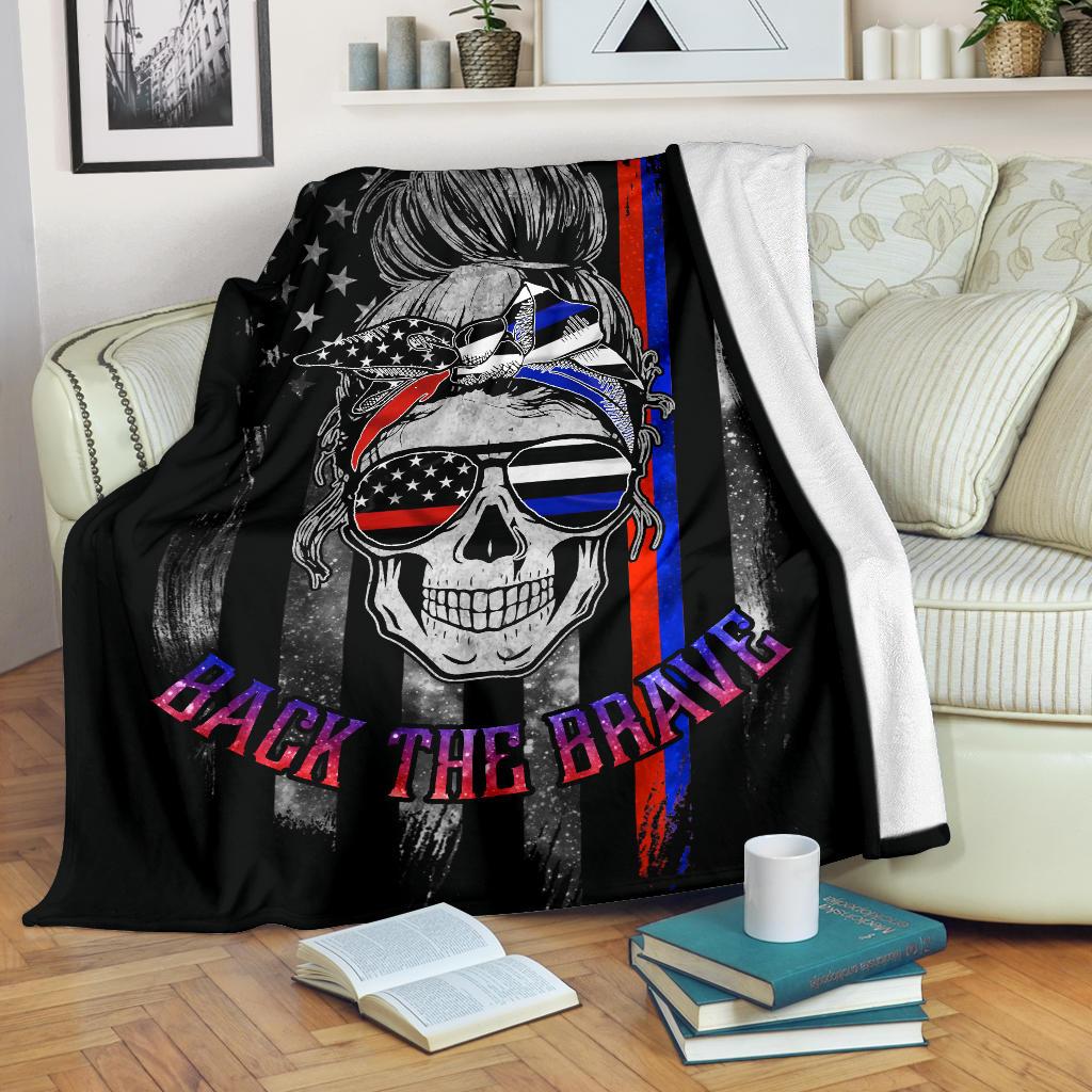 BLISSCORNERS BACK THE BRAVE PL FF BLANKET