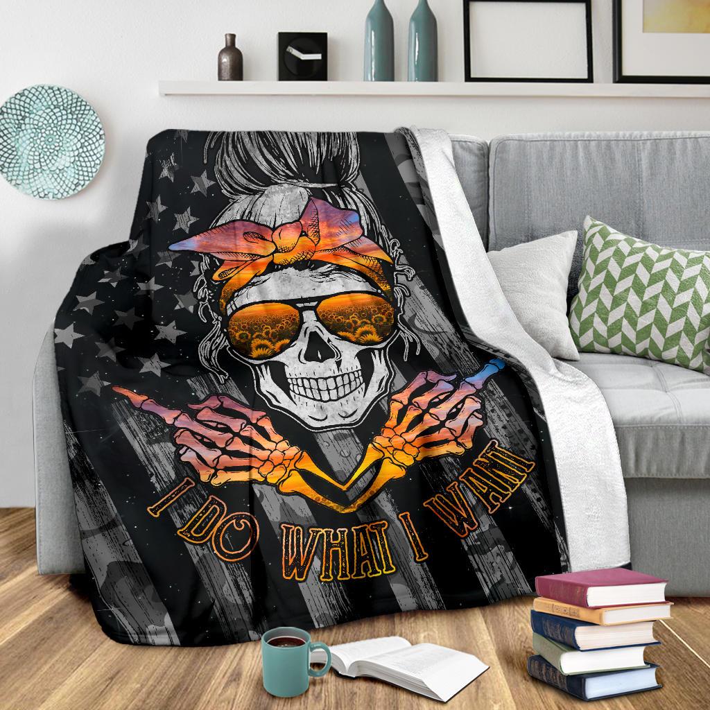 BLISSCORNERS I DO WHAT I WANT BLANKET