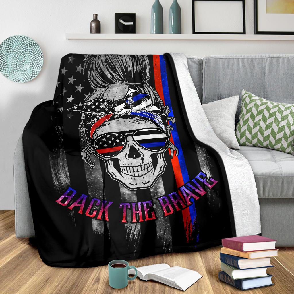 BLISSCORNERS BACK THE BRAVE PL FF BLANKET