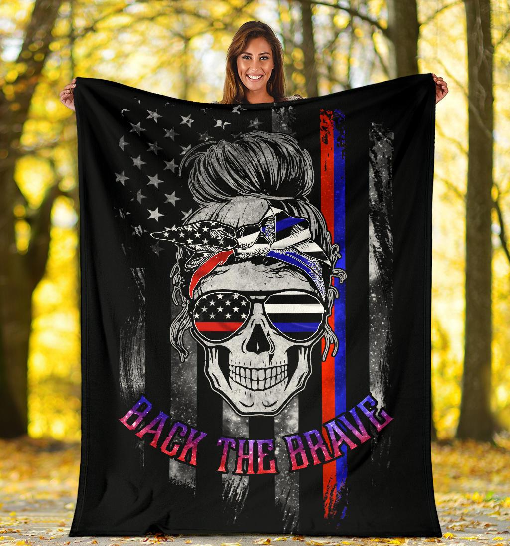 BLISSCORNERS BACK THE BRAVE PL FF BLANKET