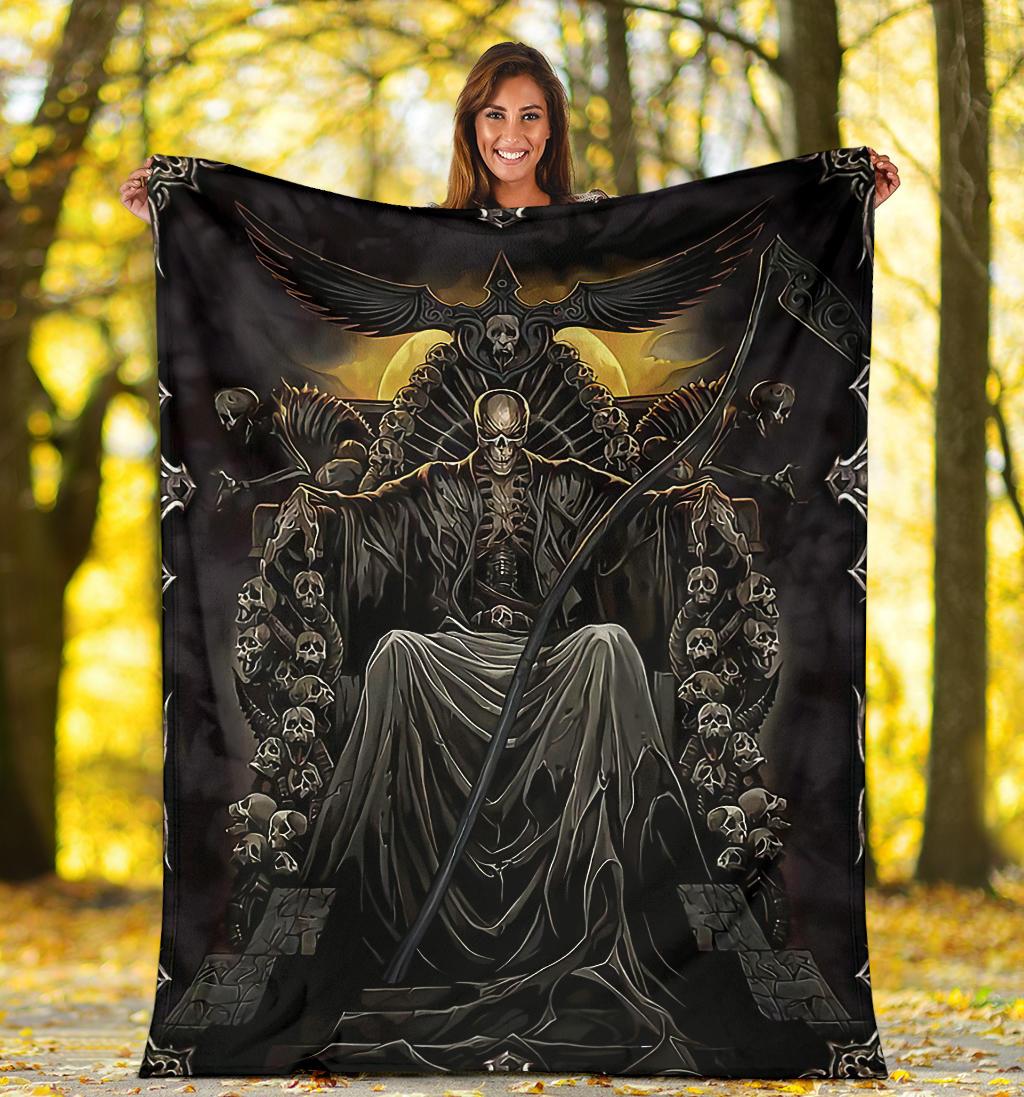 BLISSCORNERS SKL BLACK BLANKET