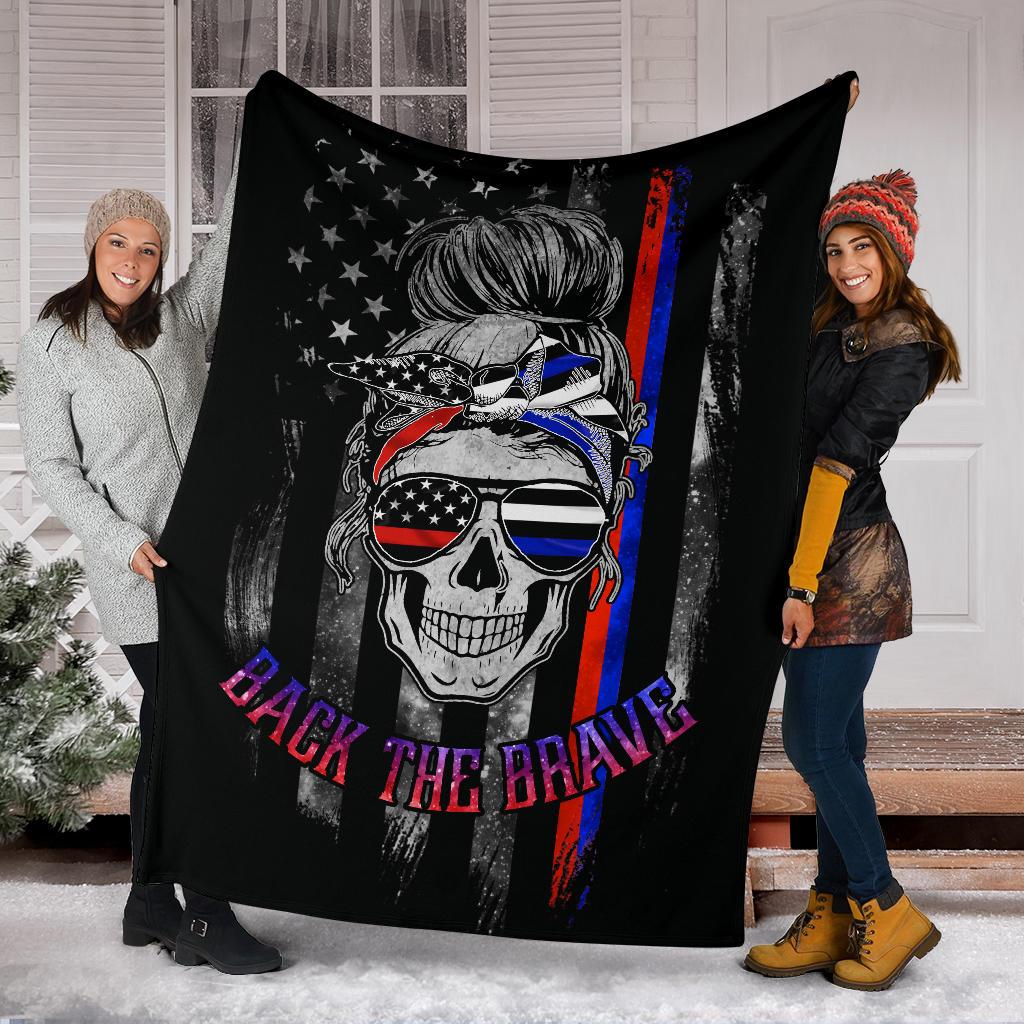 BLISSCORNERS BACK THE BRAVE PL FF BLANKET